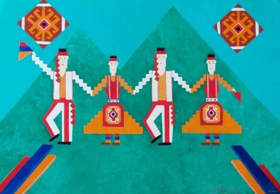 Армянский групповой танец "Кочари"