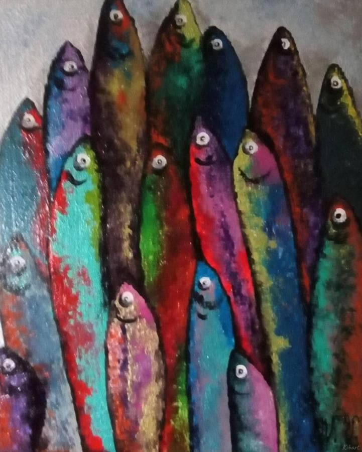 Рыбы - радуга