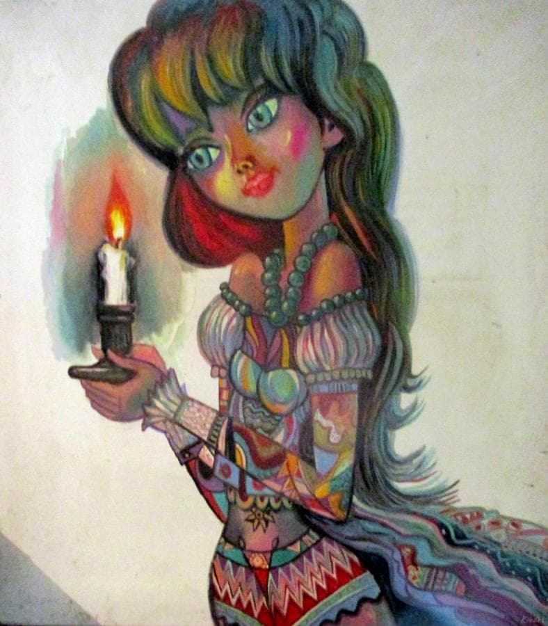 девочка со свечой
