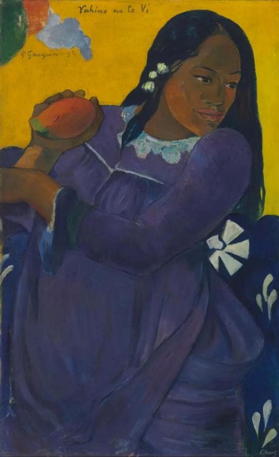 Женщина с манго