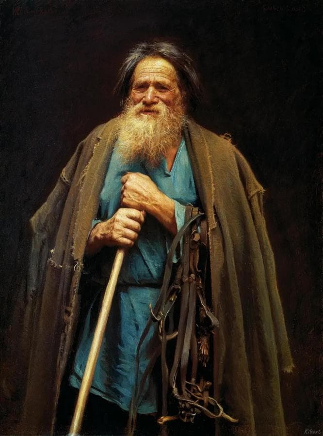Крестьянин с уздечкой (Портрет Мины Моисеева)
