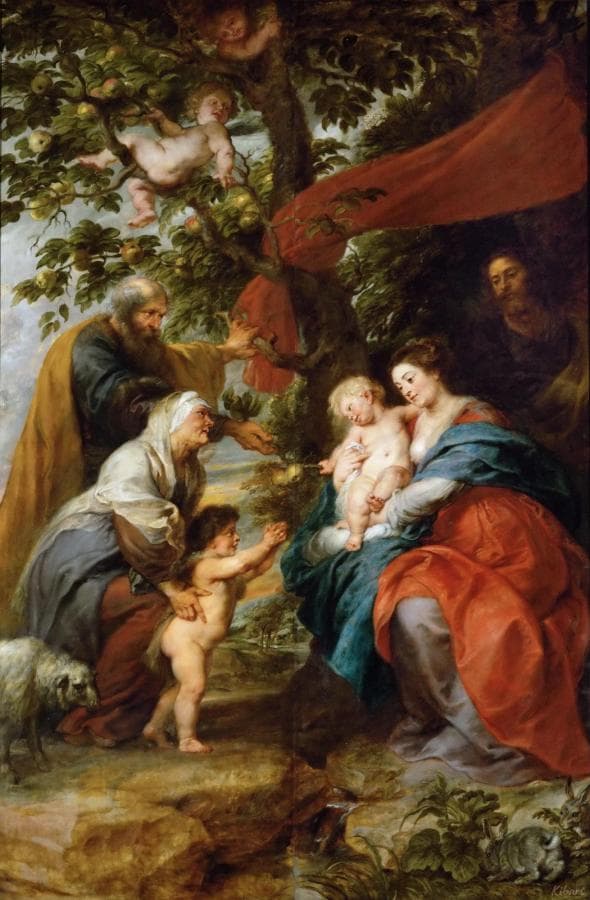 Святое семейство под яблоней