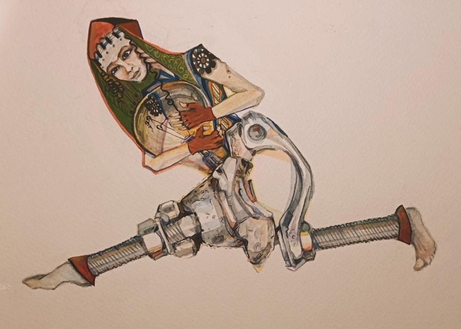 Lamp and clamp
