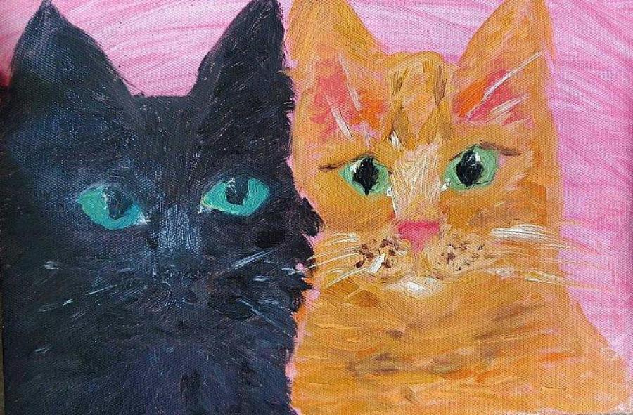 Коты картина