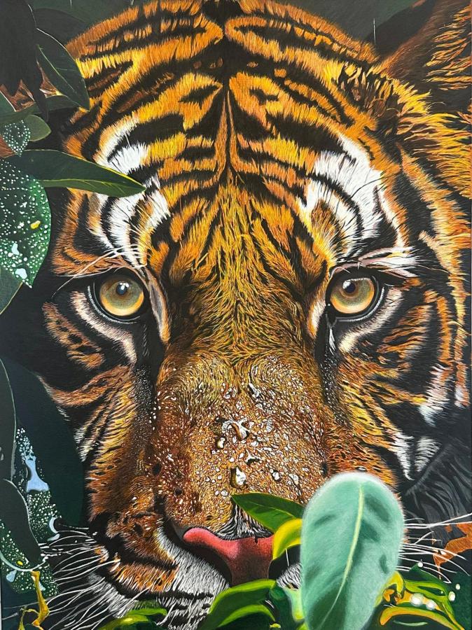 Тигр на охоте