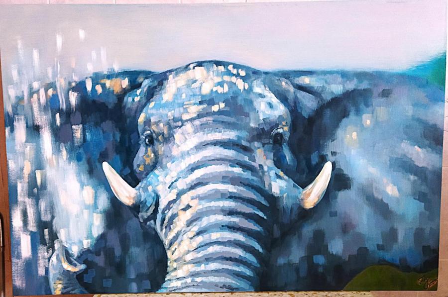 Картина со Слоном