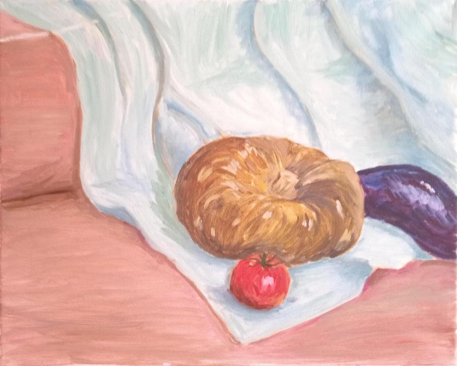 тыква на голубом