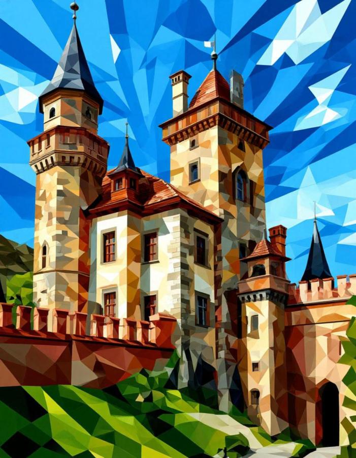 Средневековый замок.