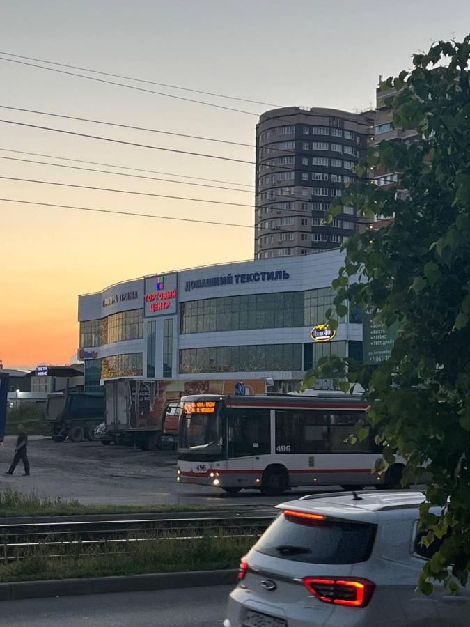 Закат над торговым центром